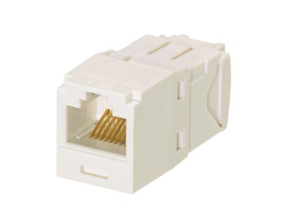 Panduit CAT6 Network Jack Module Gigabit white CJ688TGIW * Qty(10) Free delivery