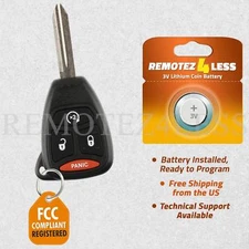 Replacement for Chrysler Jeep Dodge Keyless Entry Remote Start Car Key Fob
