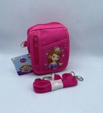 Disney SOFIA THE FIRST Mini-Purse 6  Hx 5  Wx2  D With Strap PINK Cross-bag