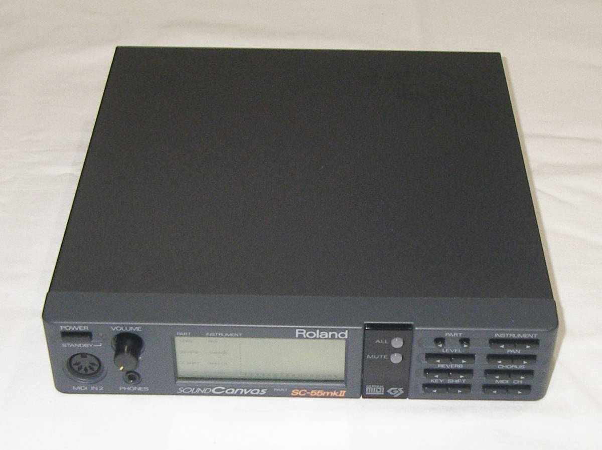 動作品✨ Roland ローランド　SC-55mk2 SOUND CANVAS Roland SOUND CANVAS SC-55MK2 General midi sequencer GS Japan