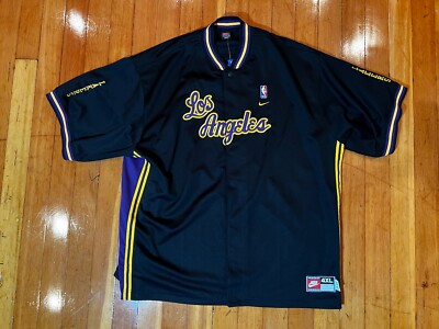 Los Angeles Lakers Warmup Nike Vintage NBA Rewind Sz 4XL NWT LA