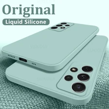 Liquid Silicone Case For Samsung Galaxy S25 S24 FE S23 S22 Ultra S21 Plus Cover