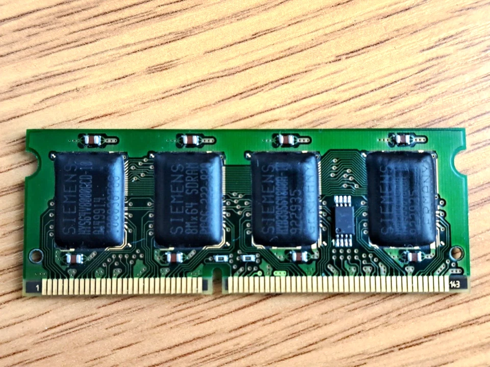 HP F1457A 64MB PC66 SDRAM 144PIN 66MHz SO-DIMM for HP Omnibook,Dell Inspiron. - Image 3 of 4