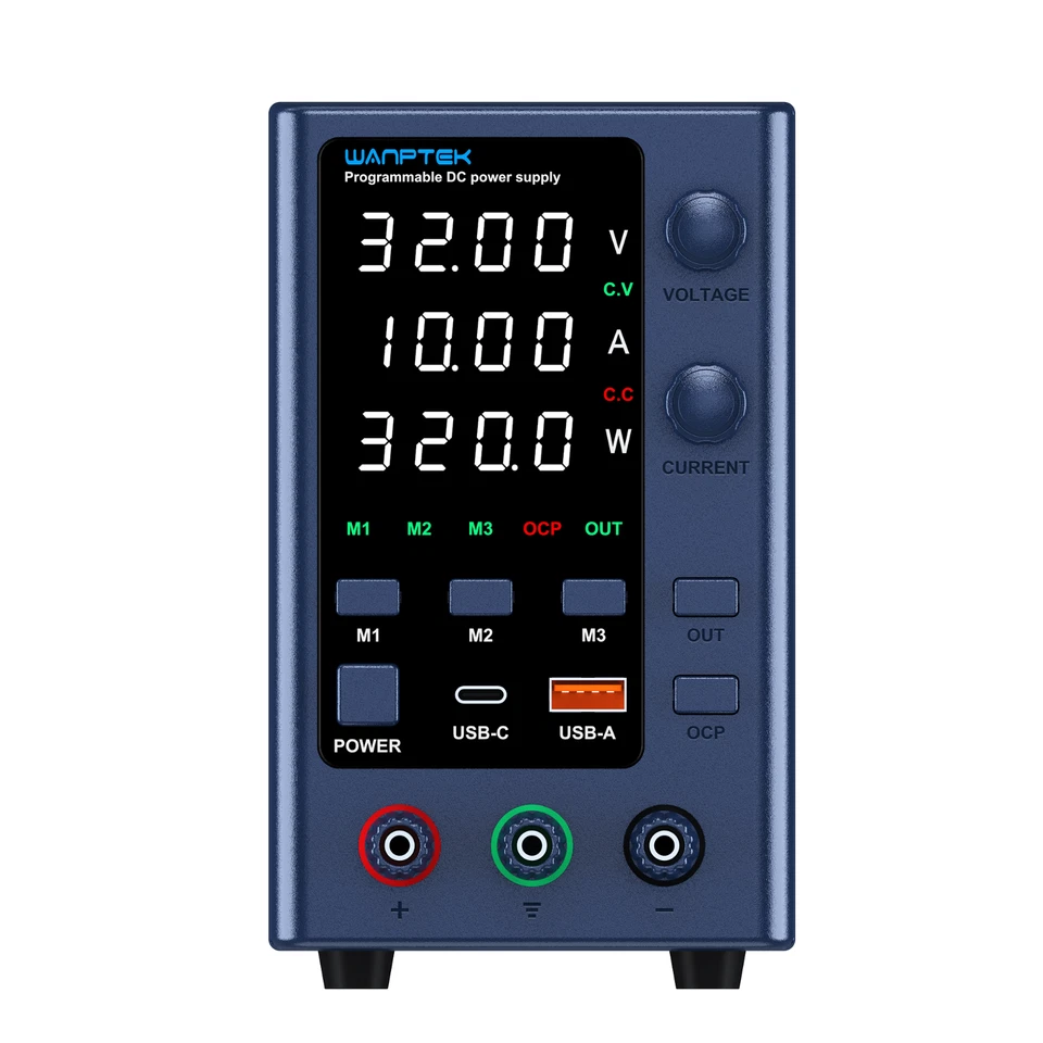 32V 10A Adjustable Lab DC Power Supply Variable Bench Switching Internal Memorie - Image 3 of 4