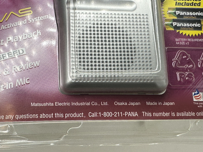 Panasonic RN-305 Handheld Cassette Voice Recorder for sale online
