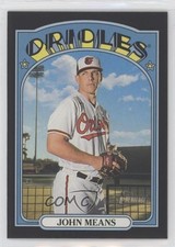 2021 Topps Heritage Black Border /50 John Means #394 2qw
