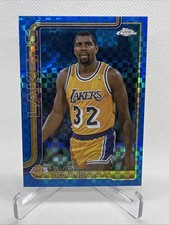 2025-26 Topps Chrome - Magic Johnson #244 Blue X-Fractor