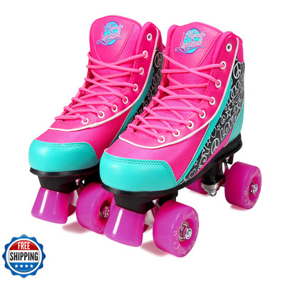 Kandy-Luscious Skates Riedell Kandy-Luscious Kids Roller Skates For Girls And
