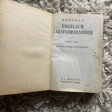 Brepols Engelsch Zakwoordenboek Eerste Deel Nederlandsch-Engelsch Pocket Book