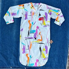 80s Mark Berman abstract muumuu dress