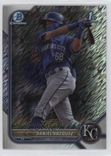 2022 Bowman Chrome Prospects Shimmer Refractor Daniel Vazquez #BCP-199 17yt