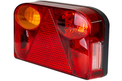 Linke Rückleuchte FRISTOM FT-088 LPM mit Reflektor und Nebelscheinwerfer