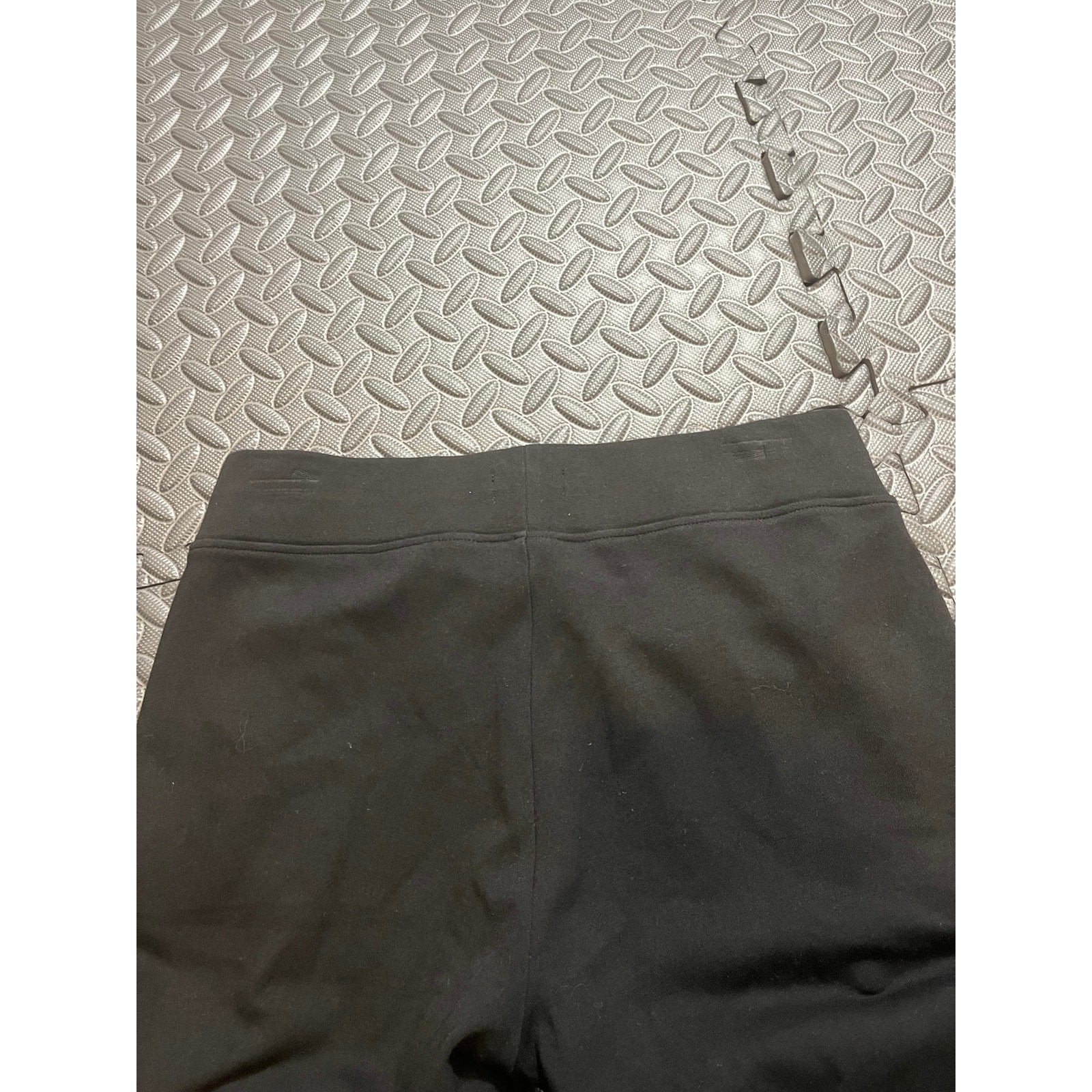 AYR The High Hopes Pants Flare Wide Leg Black Medium Pull On Pima Cotton Blend 