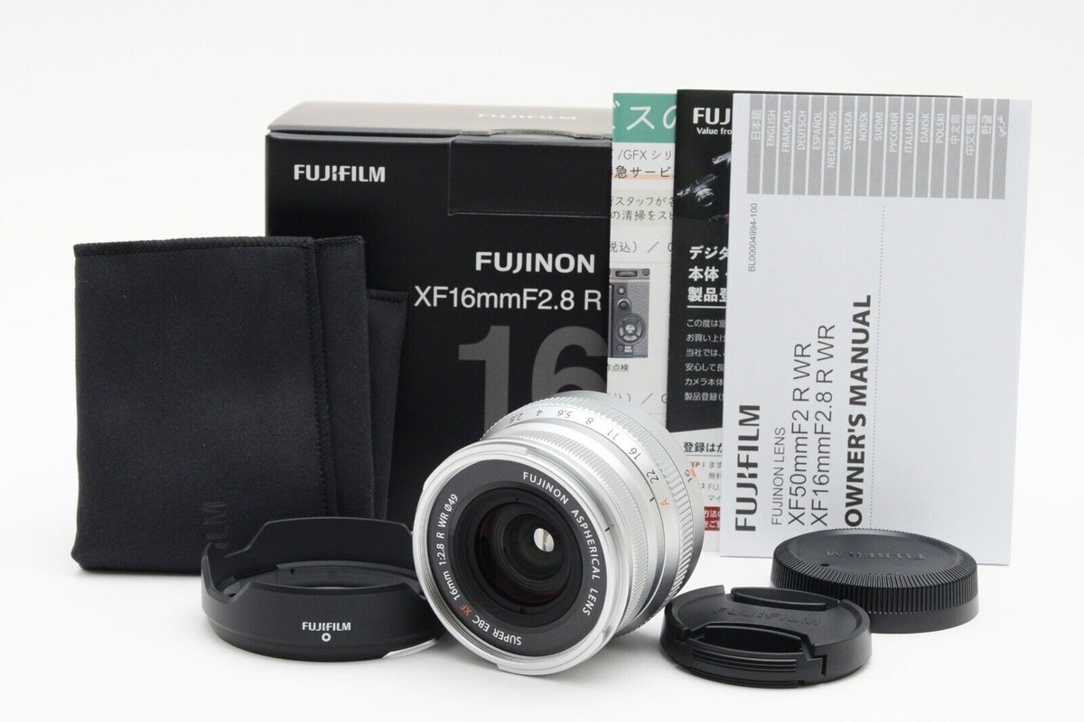 Fujifilm Fujinon Super EBC XF 16mm f/2.8 R WR Lens From
