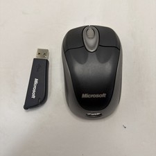 Microsoft Wireless Notebook Optical Mouse 3000 Model 1056 w/ Receiver Slate Gray