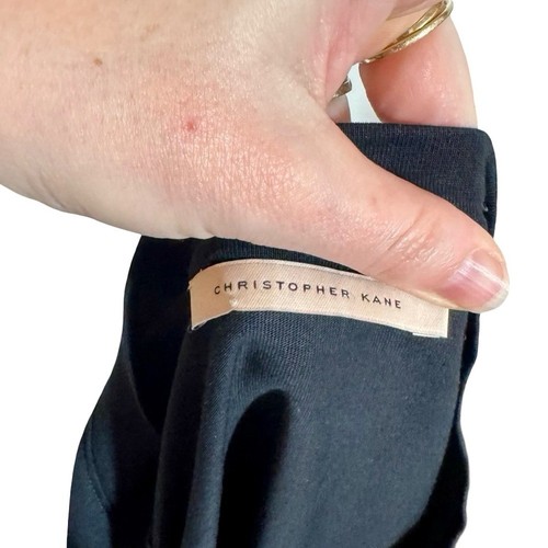 Christopher Kane Women's Black Crystal T-Shirt size Small $405 - Picture 10 of 14