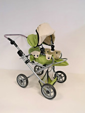 Bayer Children's Toy Doll Pram Green  60x65x32cm  G8   G711