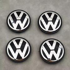 Set 4x VW Volkswagen 56mm Alloy Wheel Centre Cap Golf Polo 1J0601171