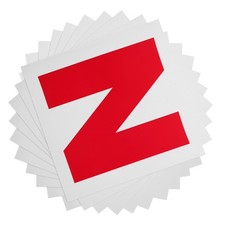 10 PCS Aufkleber Zur Fahreridentifizierung Selbstklebende Buchstabenaufkleber