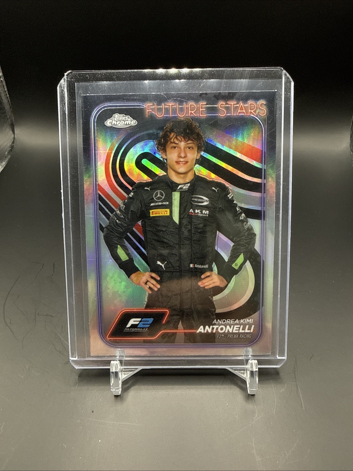 2024 Topps Chrome Formula 1 - F2 Drivers Future Stars Andrea Kimi Antonelli #22