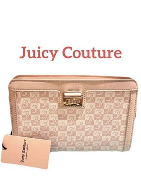 Genuine Juicy Couture Clutch Bag Pink Plaid