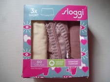 Sloggi Triumph Go Crush 3 x Short Unterhosen Panty neu