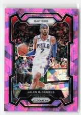 2023-24 PANINI PRIZM JALEN MCDANIELS #291 PINK ICE RAPTORS
