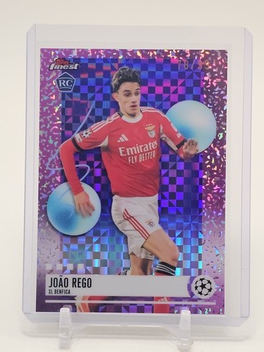 JOAO REGO 2025-26 TOPPS FINEST UNCOMMON ROOKIE BLUE CHECKERBOARD /99 #393 Q4721