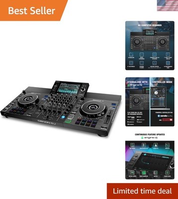 Professional 4-Deck DJ Controller with Stem Separation & Touchscreen - SC LIVE 4