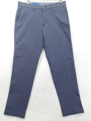 slim fit dress slacks Haggar Premium Comfort Dress Pants, Flat Front in Blue main image 1