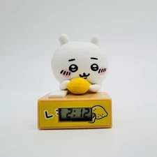 Chiikawa Figurine Mini Clock 2" Lemon Sticker Job  | USA Seller, Fast Free Ship