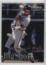 1997 Collector's Choice Gold Foil Signature Chipper Jones By VJ Lovero HOF 9t3