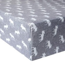 Copper Pearl Premium Fitted Knit Crib Sheet Toddler Sheet