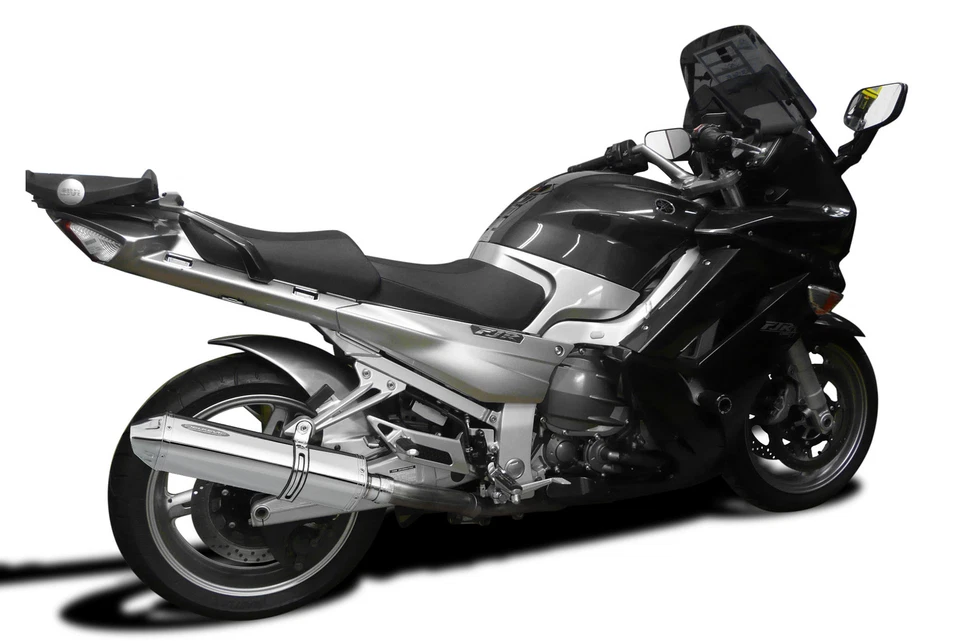 Yamaha FJR1300 06-24 Delkevic Slip On 17" Stainless Tri-Oval Muffler Exhaust Kit - Image 3 of 4