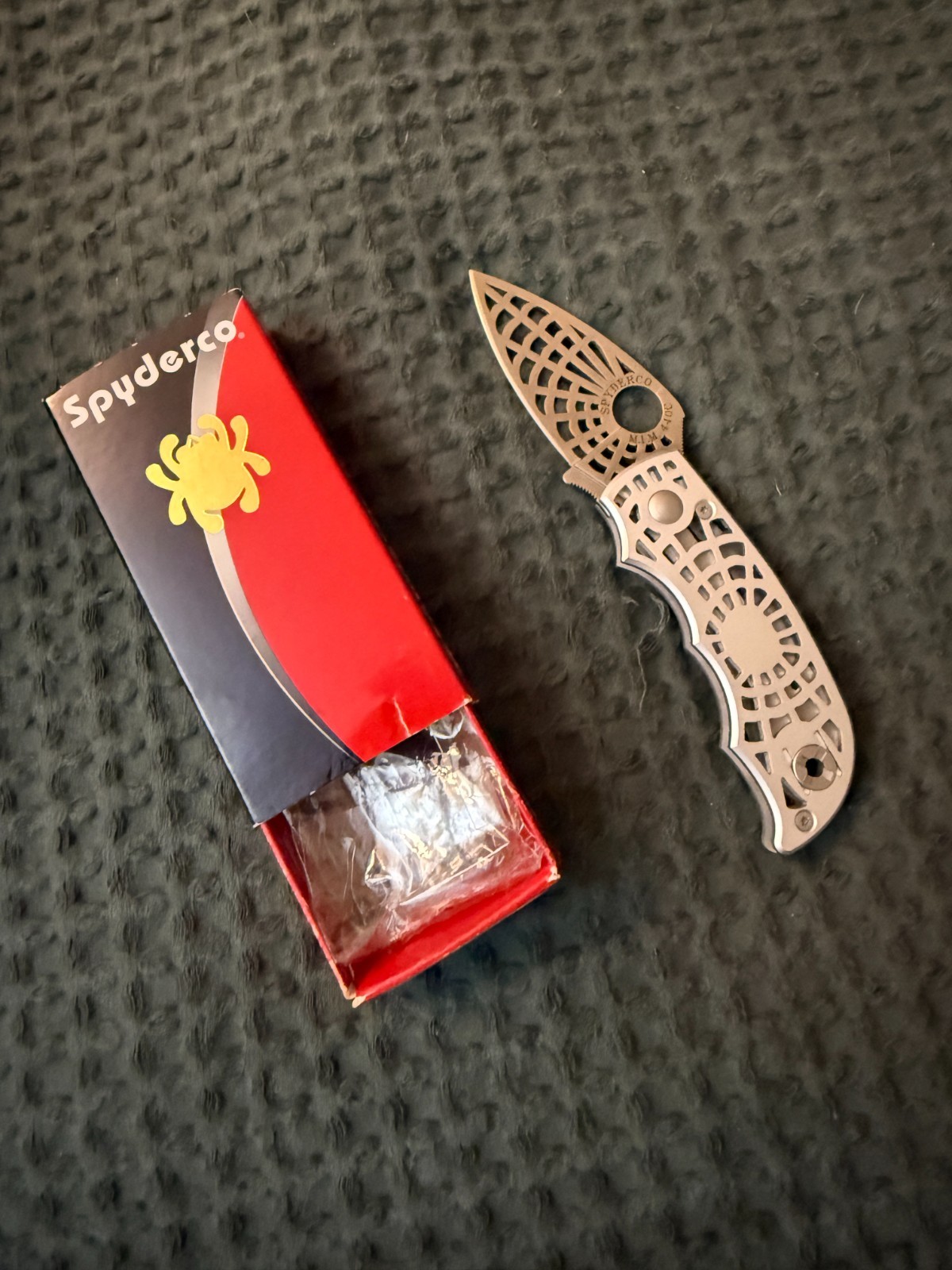 Spyderco C109SLP "S" Rare Discontinued LE 440C Knife New