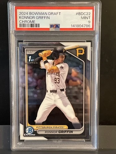 2025 Bowman Drafr Chrome 1st - Konnor Griffin PSA 9