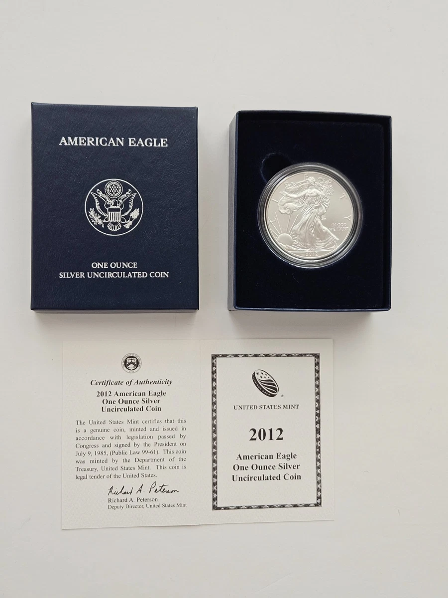 American Eagle 2012 Silver Bullion Coins for sale | eBay