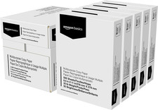Papel para impresora de copia multiusos, letra 20 lb, 8,5 X 11", 5 resmas (2.500 hojas)
