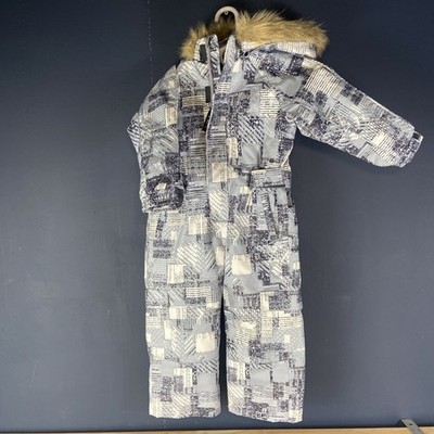 Blue Magic  Kids Unisex Sz 110 Cm 5-6 Years Snowsuit Coverall Ski Suit Grey