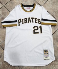 Mitchell & Ness Pittsburgh Pirates Roberto Clemente 1971 Jersey XL 48 White