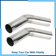 Universal Pack 2 45 Degree 3.5 Od Auto Diy Custom Mandrel Exhaust Pipe Universal Pack 2 45 Degree 3.5 Od Auto Diy Custom Mandrel Exhaust Pipe