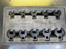 Gear Wrench 10 Piece Metric Crow Foot Wrench Set 81909 10mm-19mm