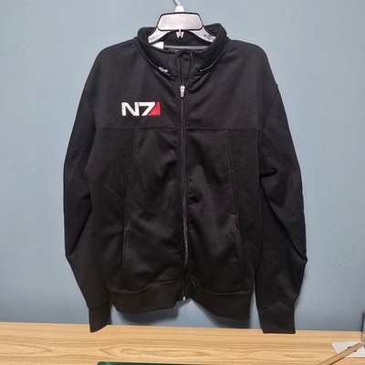 Mass Effect N7 Zippered Jacket Medium   Vintage BioWare Hoodie (No Hood)