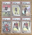 6 Card Lot - 2024 NFL Football Rookie Cards - all PSA 9 - Bowers, Irving, Marv