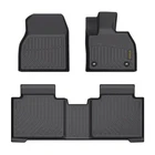 Car mats to fit Toyota bZ4X 2022+ All weather 3D/5D moulded TPE Rubber - RHD