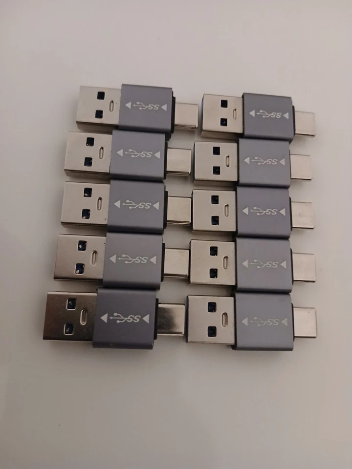 10 Stück Nerdminer Adapter Usb-A auf USB-C male male männlich usb a auf c - Bild 2 von 3