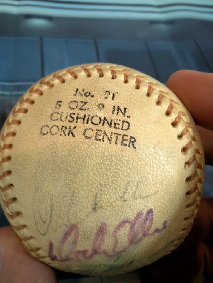MLB 1977 WS New York Yankees Dock Ellis, Chambliss, Sparky Lyle Signed Baseball - Image 3 of 4