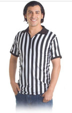 In Your Face Men's Referee Shirt Sport, Costume, Uniform Sports Bar Size XL