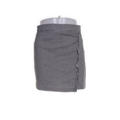 Pull & Bear, Rock, Größe: M, Weiß/Schwarz, Elasthan/Polyester/Viskose #PSQ