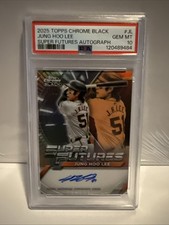 2025 Topps Chrome Black Jung Hoo Lee  Auto /99 Super Futures